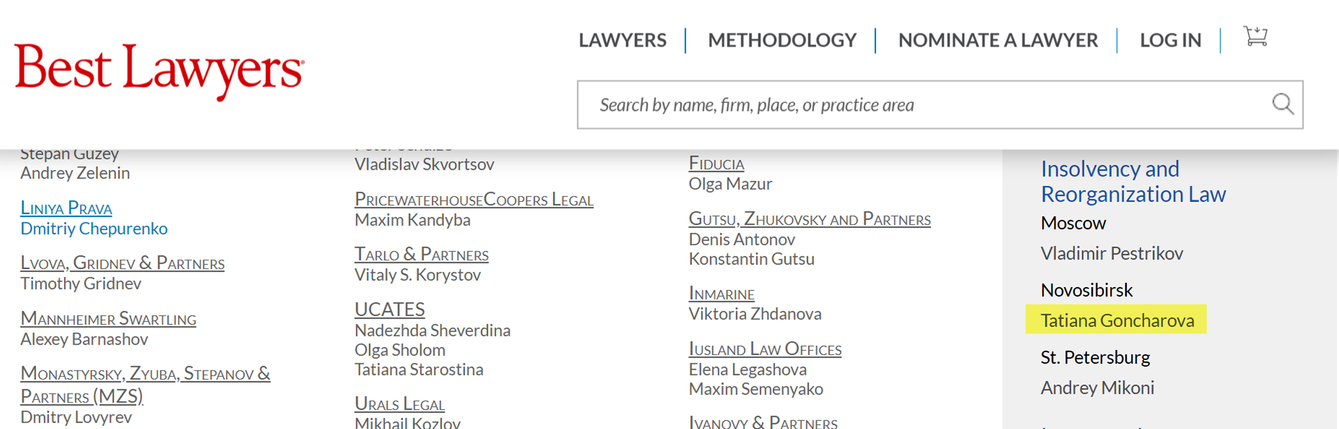 bestlawyers i and r law